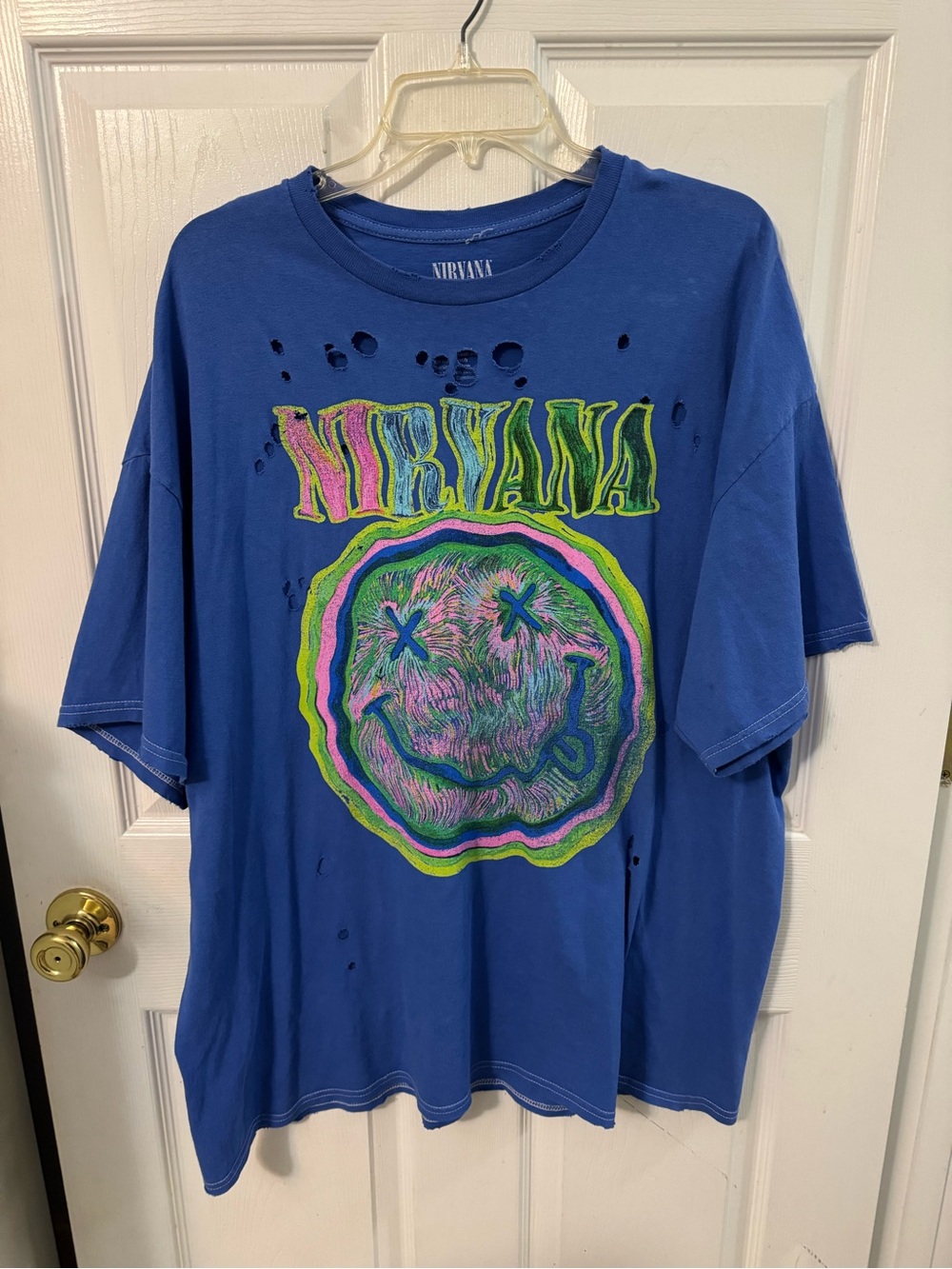 Urban Outfitters Nirvana Distressed Oversized Tee